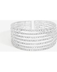 Jon Richard - Plated Crystal Statement Cuff Bracelet - Lyst