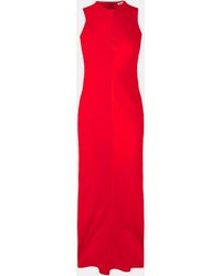 Ami Paris - Long Fluid Maxi Dress - Lyst