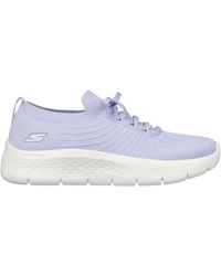 Skechers - Flat Knit Fixed Lace Slip On Trainers - Lyst