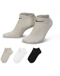 Nike - 3 Pack No Show Socks - Lyst
