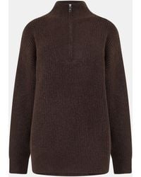 Jack Wills - High Neck Zip Knitted Jumper - Lyst