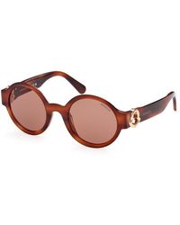 Moncler - Atriom Round Sunglasses - Lyst