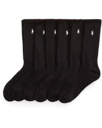 Polo Ralph Lauren - 6 Pack Crew Socks - Lyst
