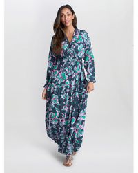 Gina Bacconi - Rosalee Belted Fit And Flare Dress - Lyst