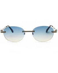 Palm Angels - Crystal Rectangle Sunglasses - Lyst