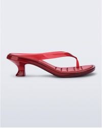 Melissa - Thong Kitten Heel Sandal - Lyst