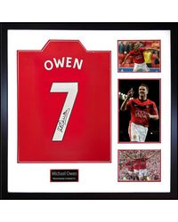 The Fan Cave - Michael Owen Signed Manchester United Shirt Elite - Lyst