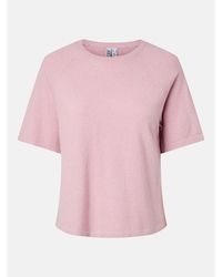 Pieces - Bree Ss O-Nec Ld63 - Lyst