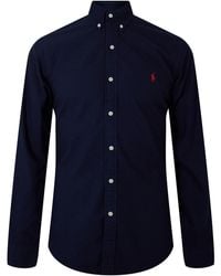 Polo Ralph Lauren - Oxford Cotton Long Sleeve Slim Fit Shirt - Lyst