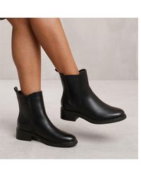 Where's That From - Ankle Boot With Elastic Panel And Side Zip - Lyst