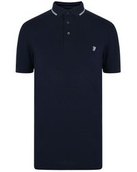 French Connection - Logo Tipping Polo Shirt - Lyst