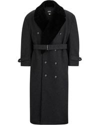 BOSS - Yama Tailored Fit Formal Coat - Lyst