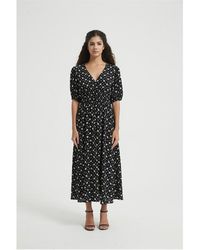 Be You - V Neck Midaxi Dress - Lyst