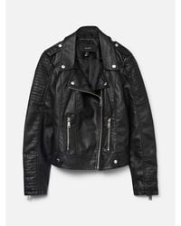 Vero Moda - Coated Faux Leather Jacket - Lyst