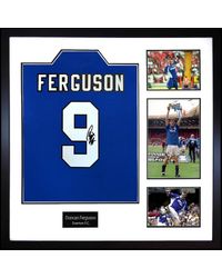 The Fan Cave - Duncan Ferguson Signed Everton Shirt Elite Frame - Lyst