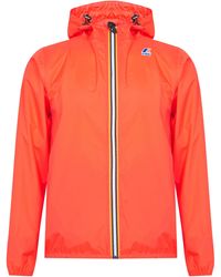 K-Way - Le Vrai 3.0 Water Resistant Long Sleeve Rain Anorak - Lyst
