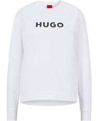 HUGO - Logo Sweatshirt - Lyst