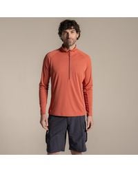 Craghoppers - Nosilife Solar Shield+ Quick-Drying Half Zip Top - Lyst