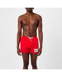 DSquared² - Varsity Logo Swim Shorts - Lyst