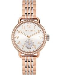 Ted Baker - Stainless Steel Fashion Analogue Quartz Watch - Lyst