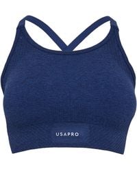 Usa Pro - Up Seamless Adjustable Sports Bra - Lyst
