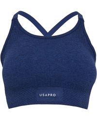 Usa Pro - Up Seamless Adjustable Sports Bra - Lyst