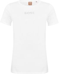 BOSS - Eloga2 Premium Cotton T-Shirt - Lyst
