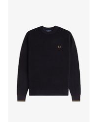 Fred Perry - Crew Neck Jumper - Lyst