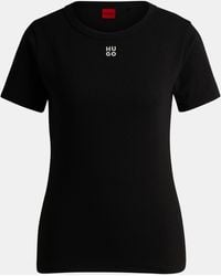 HUGO - Logo T-shirt - Lyst
