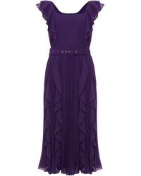 Phase Eight - Bailey Pleated Dress - Lyst