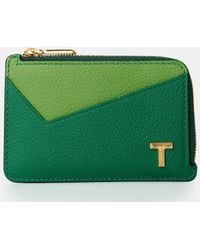 Tiffany & Co. - T Zipped Card Holder - Lyst