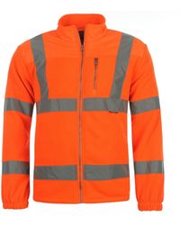 Dunlop - Hi Vis Fleece Jacket - Lyst