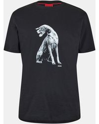 HUGO - Didug Regular Fit T-Shirt - Lyst