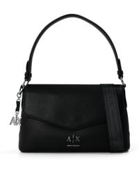 ARMANI EXCHANGE - Isabel Faux Leather Shoulder Bag - Lyst
