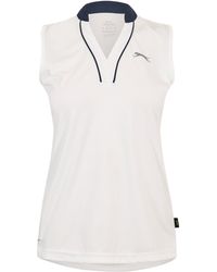 Slazenger 1881 - Sleeveless Polo Shirt - Lyst