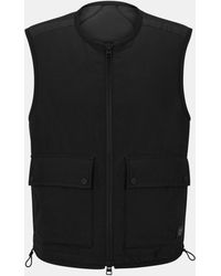 HUGO - Quilted Sleeveless Tailored Fit Gilet - Lyst