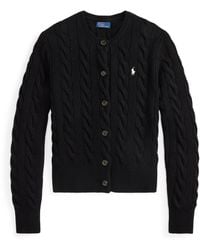Polo Ralph Lauren - Cable Knit Cardigan - Lyst