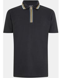 Paul Smith - Zipped Short-Sleeve Polo Shirt - Lyst
