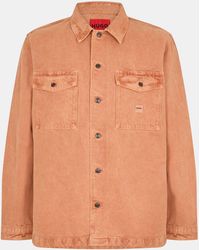 HUGO - Enalu 01 Long-Sleeve Plain Shirt - Lyst