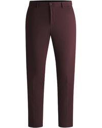BOSS - P Genius Straight Leg Trousers - Lyst