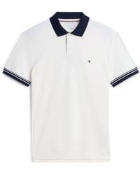 Tommy Hilfiger - Placket Cotton Short-Sleeve Polo - Lyst