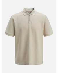 Jack & Jones - Austin Zip Polo - Lyst