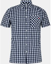 Lee Cooper - Gingham Check Short Sleeve Shirt - Lyst