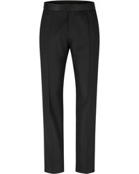 BOSS - H Genius Tux Straight Leg Trousers - Lyst