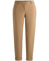 BOSS - Tobaluka9 Straight Trousers - Lyst