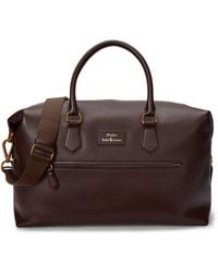 Polo Ralph Lauren - Pebbled Leather Duffel Bag - Lyst