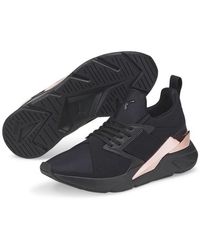 Black and rose gold puma muse outlet