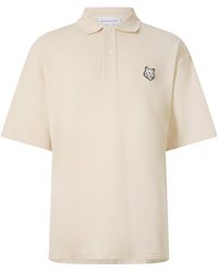 Maison Kitsuné - Bold Fox Head Patch Oversize Polo Shirt - Lyst
