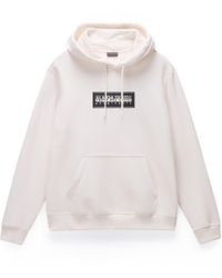 Napapijri - Box Logo Hoodie - Lyst
