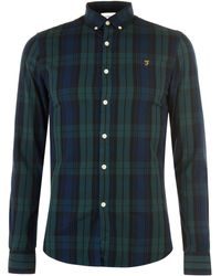 Farah - Brewer Checked Shirt - Lyst